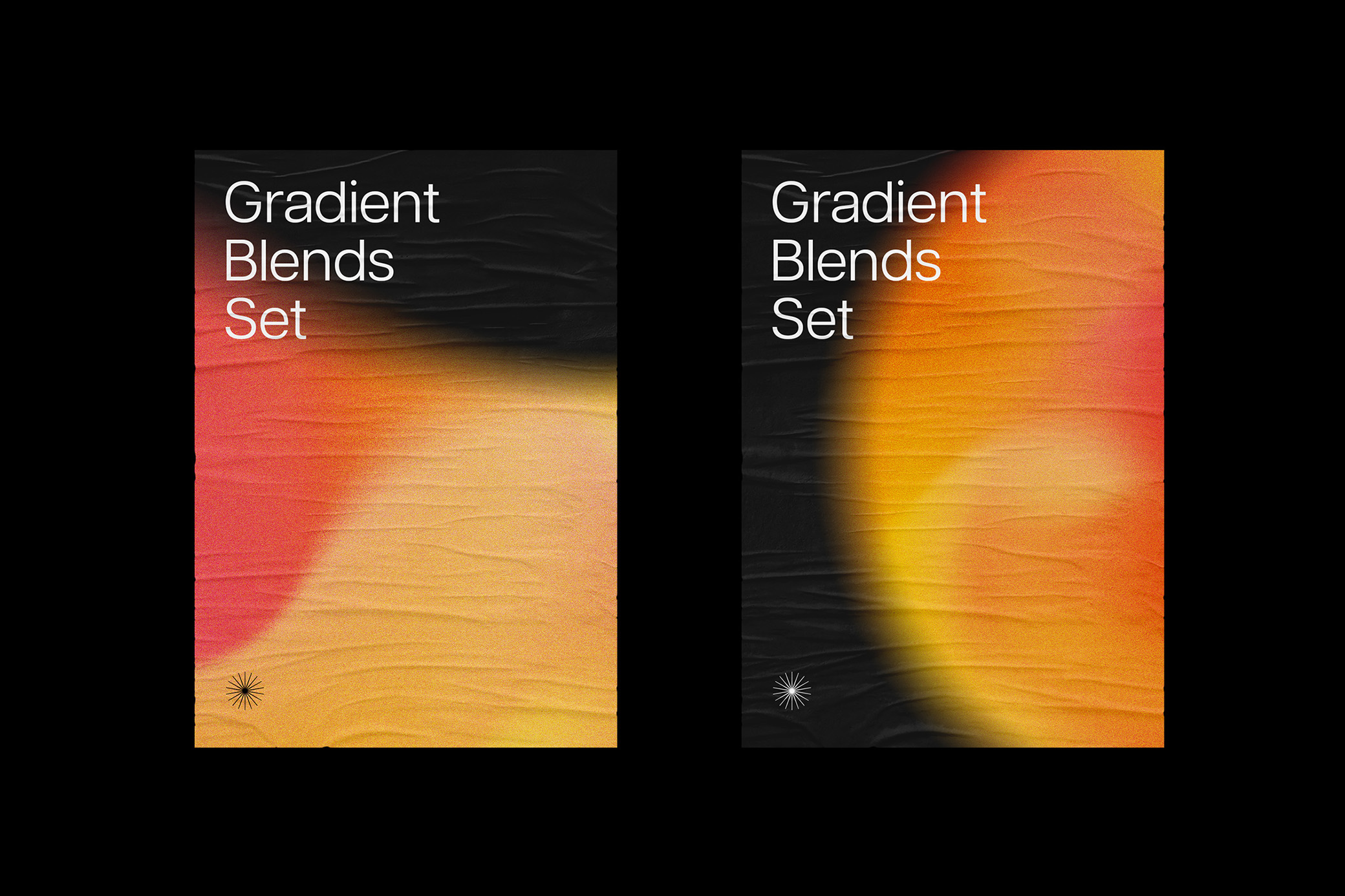 Chroma Gradient Texture Shapes