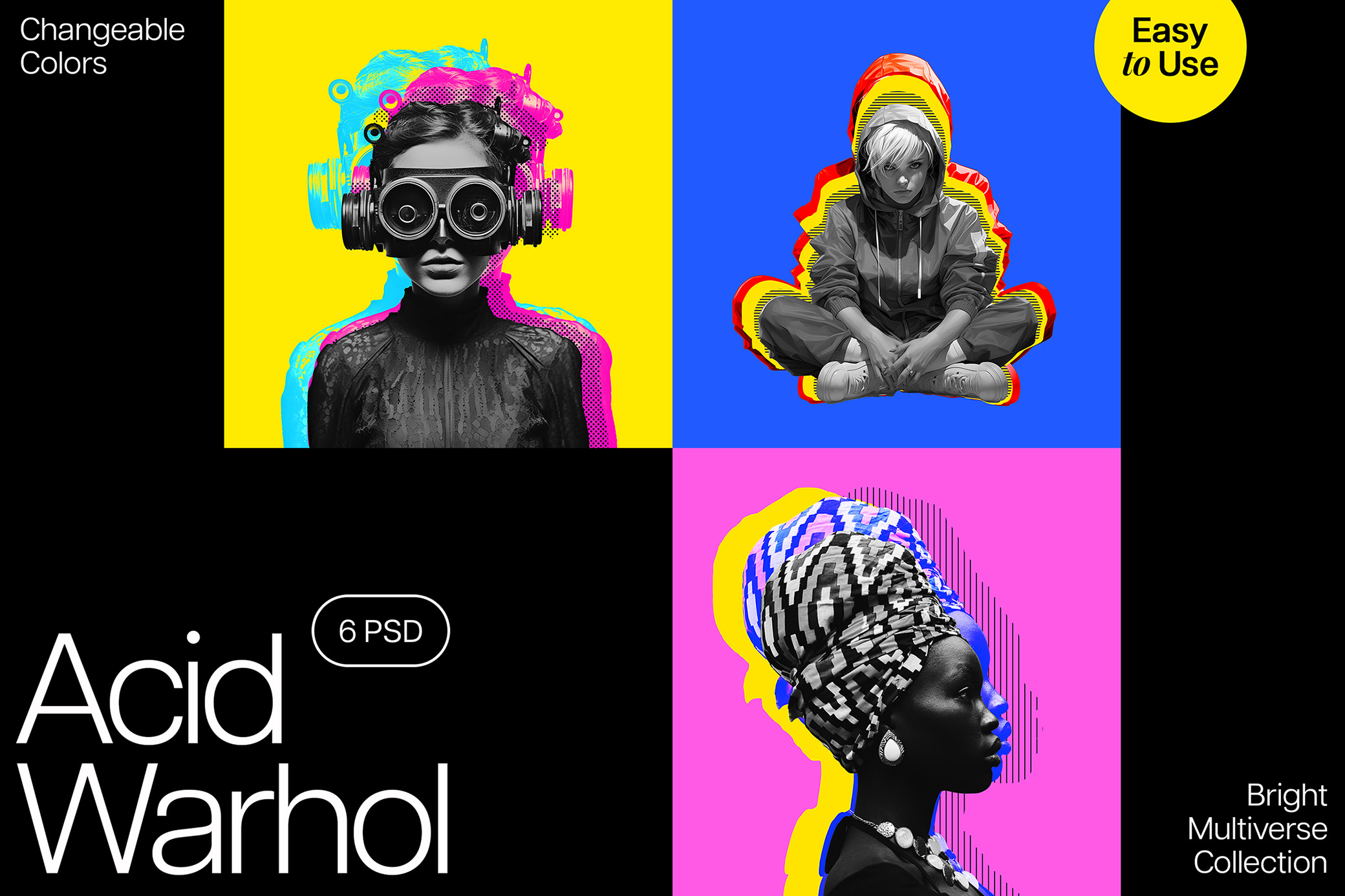 Acid Warhol Pop-Art Photo Effects