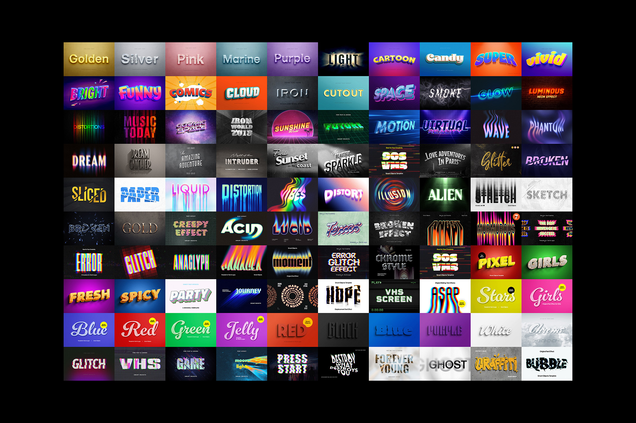 Ultimate Photoshop Text Effects Bundle