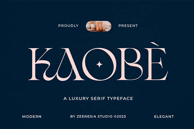 Kaobe | Luxury Serif Font