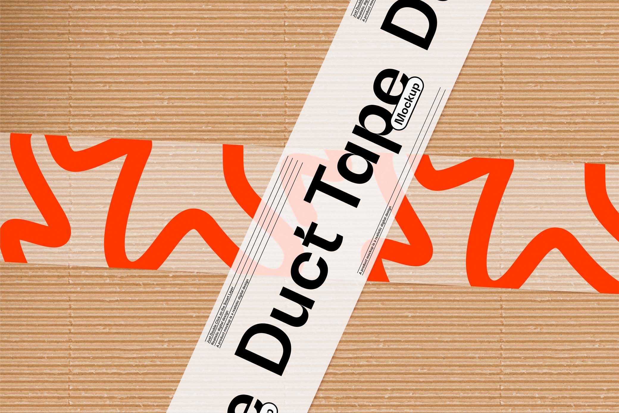 Duct Tape & Craft Paper Mockup