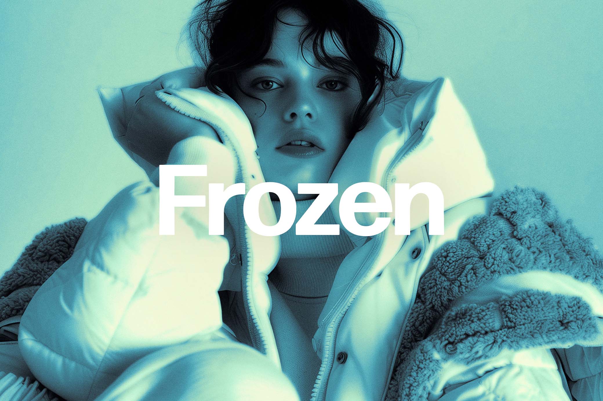 Frozen Y2K Photo Effect