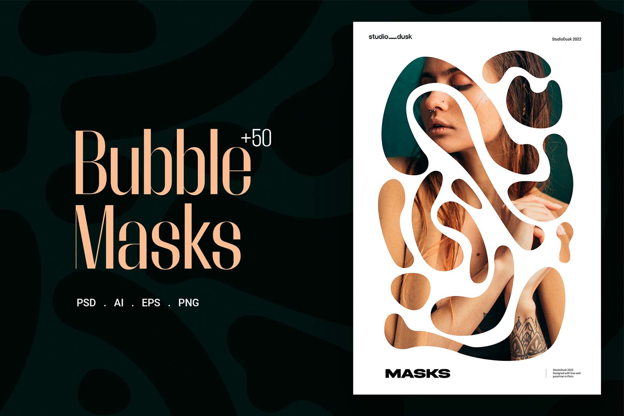Abstract Bubble Masks