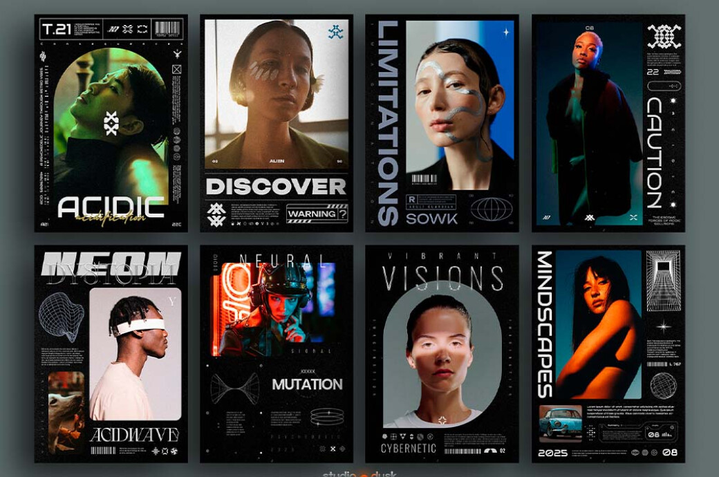 Cyber Poster Templates