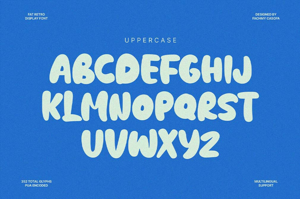 NCL Fatboy Onishuke — Fat Retro Font