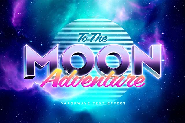 80s TV Show | Retrowave Text Effect