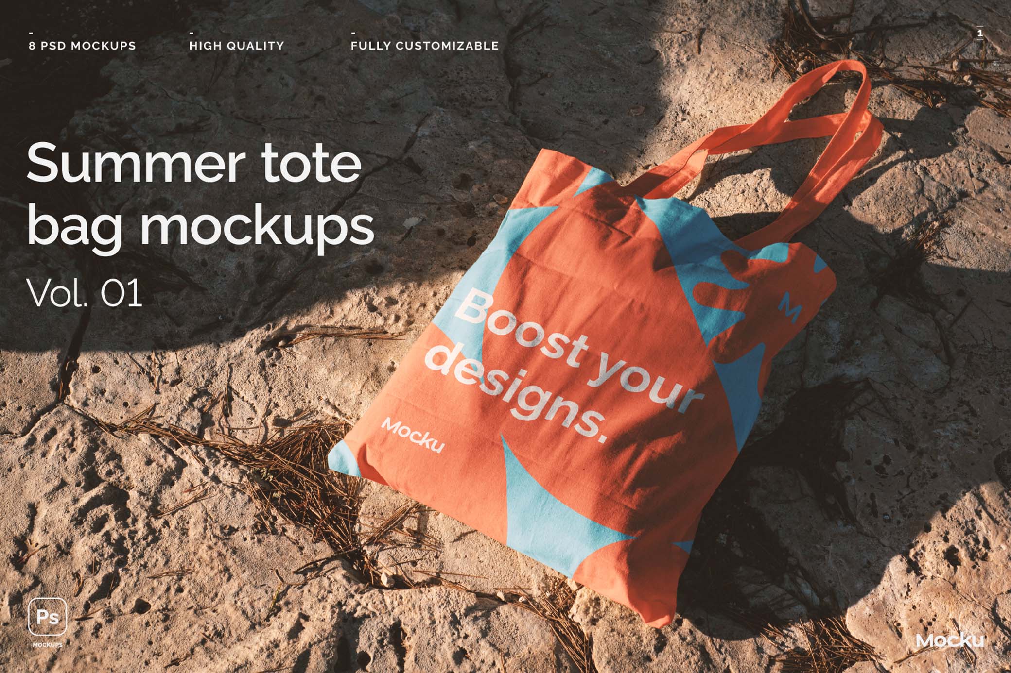Summer Tote Bag Mockups Collection