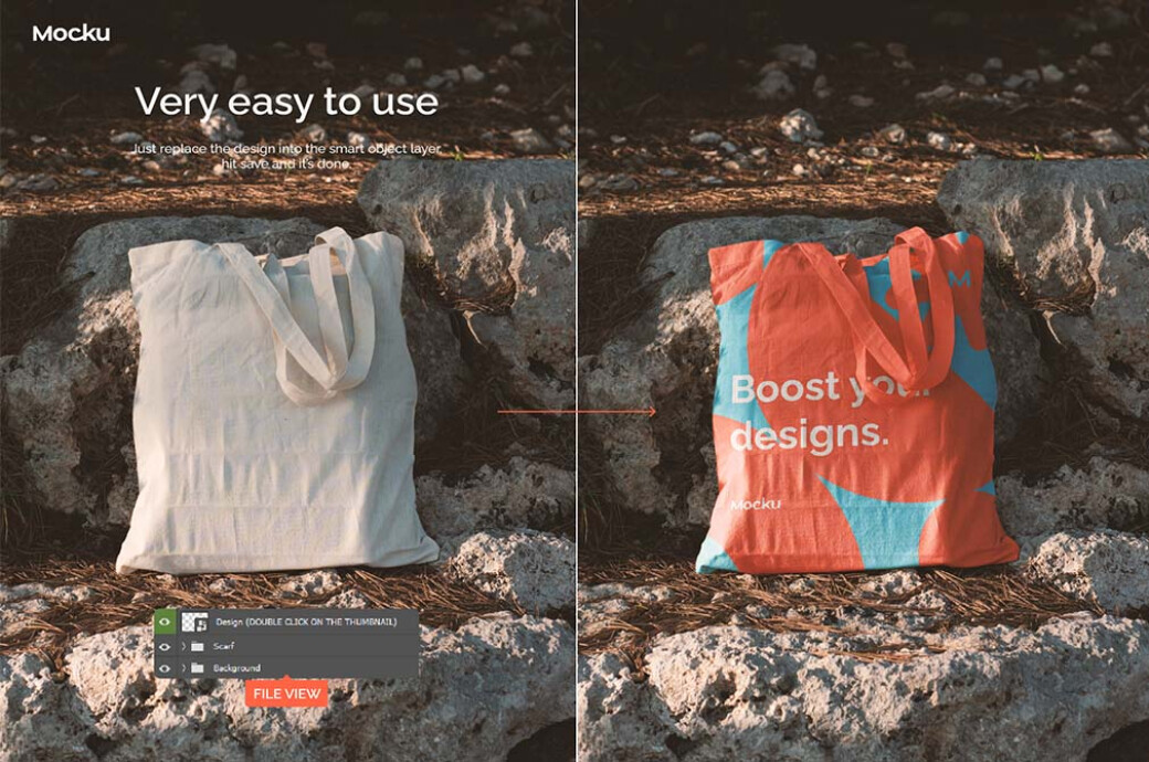 Summer Tote Bag Mockups Collection