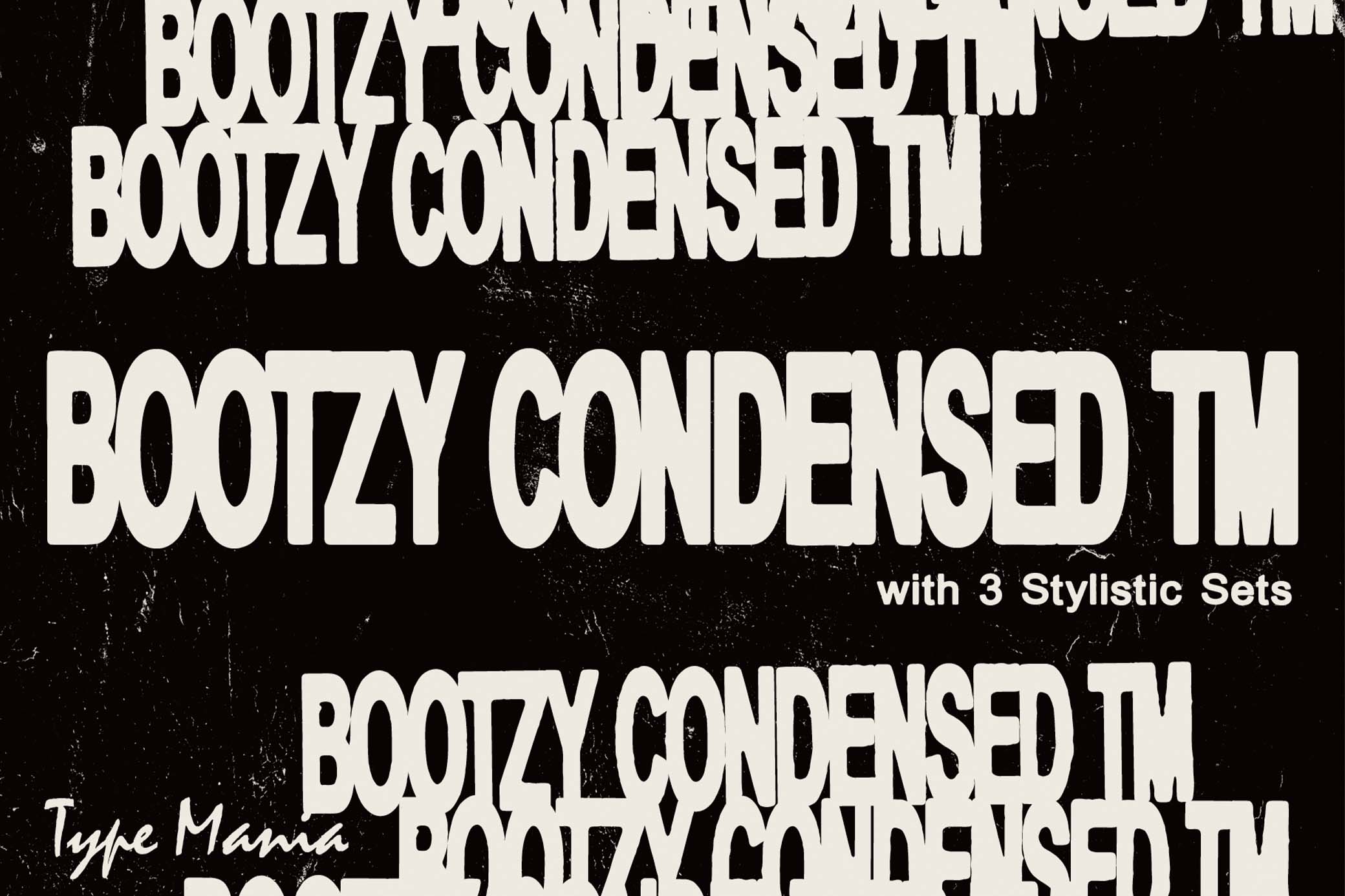 Bootzy Condensed TM | Rugged Font
