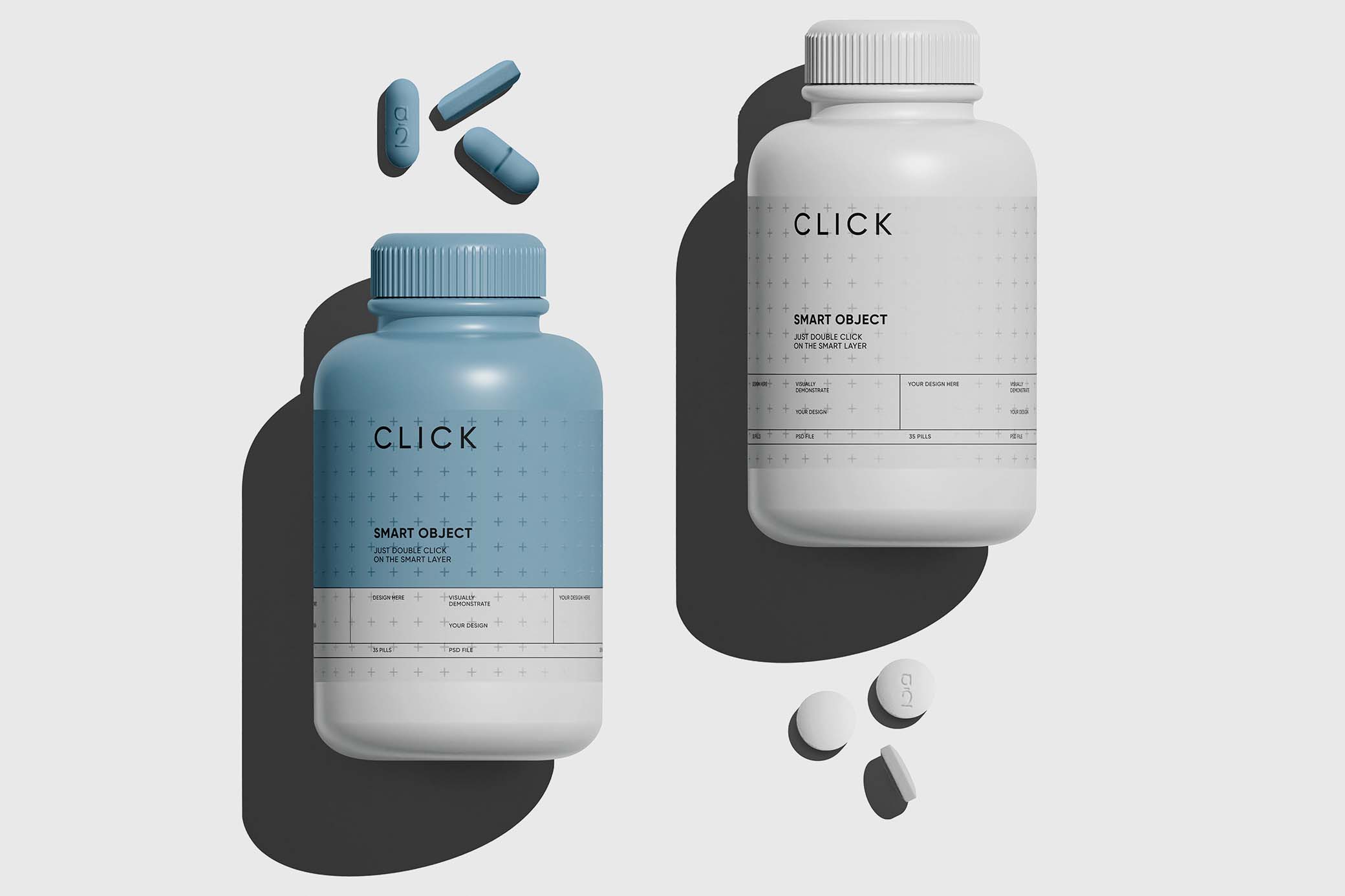 Pills Bottle Mockup Vol.2