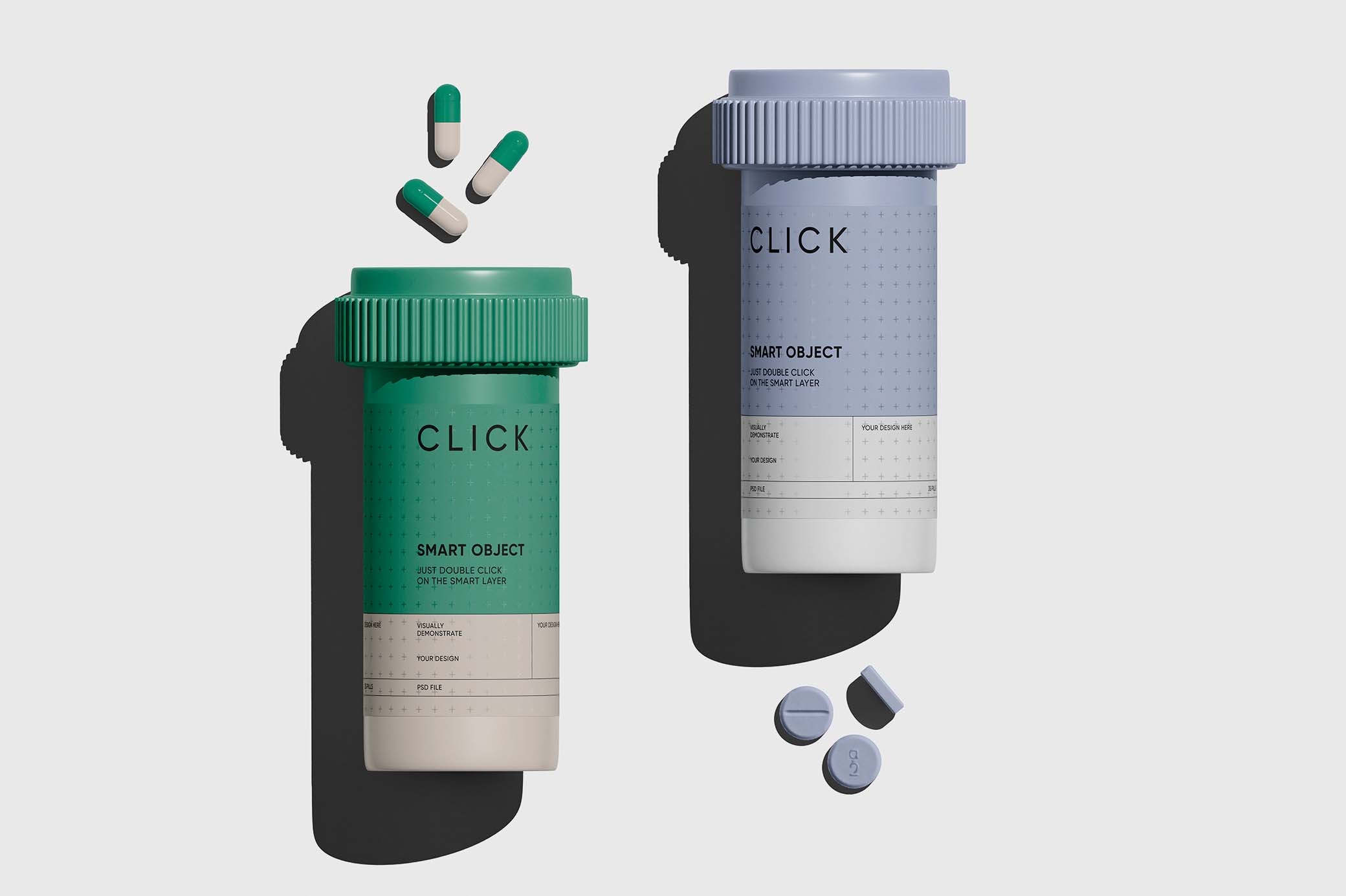 Pills Bottle Mockup Vol.1