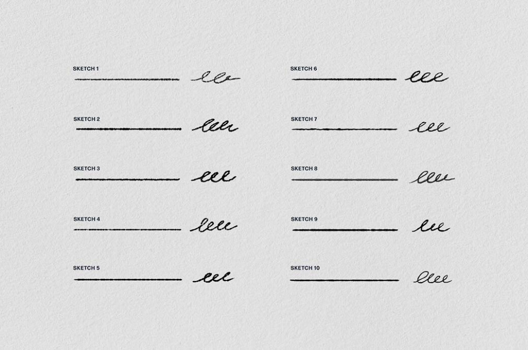 Sketch Photoshop Brushes