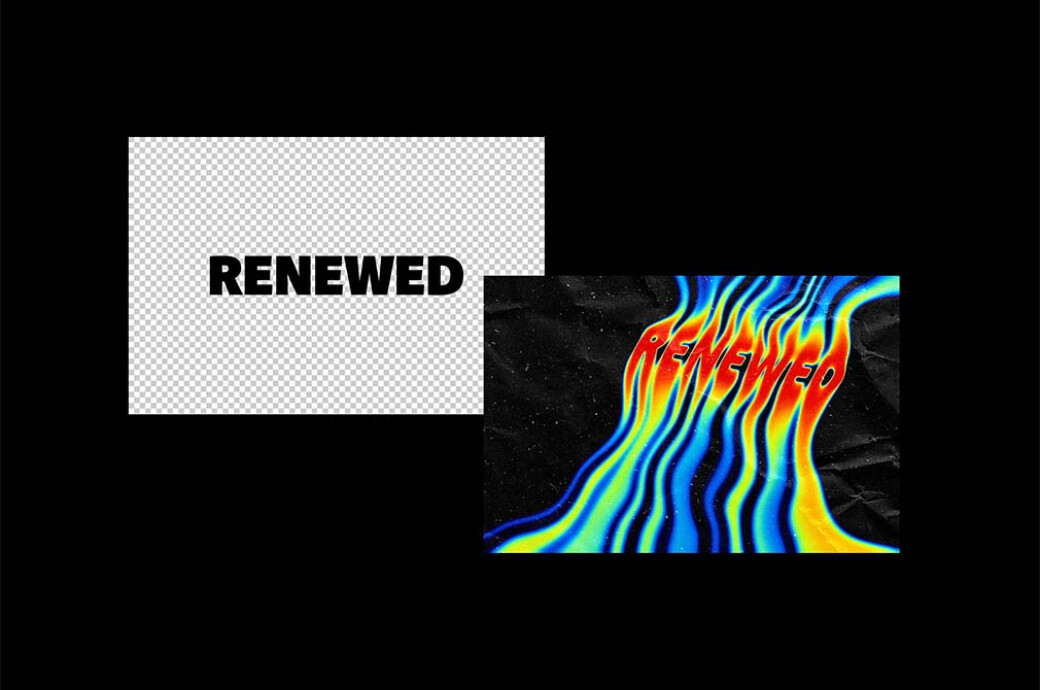 Heatmap Acid Text Effect