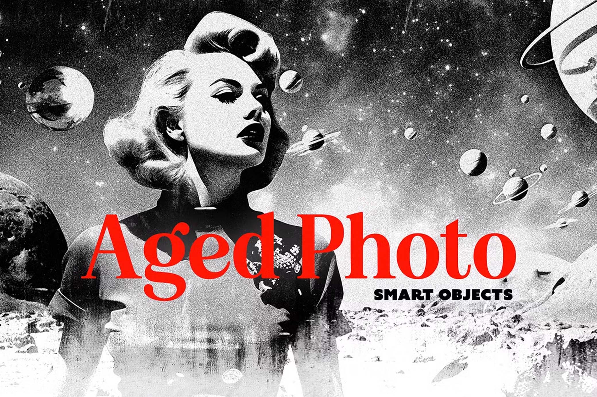 Retro Film B/W Photo Effect