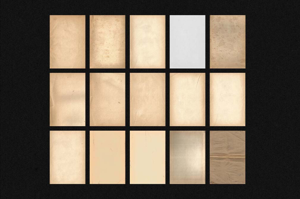 92 Retro Paper Textures