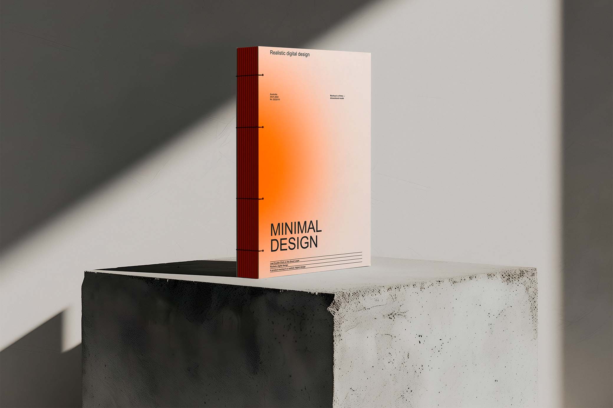 Minimalistic Book Mockup