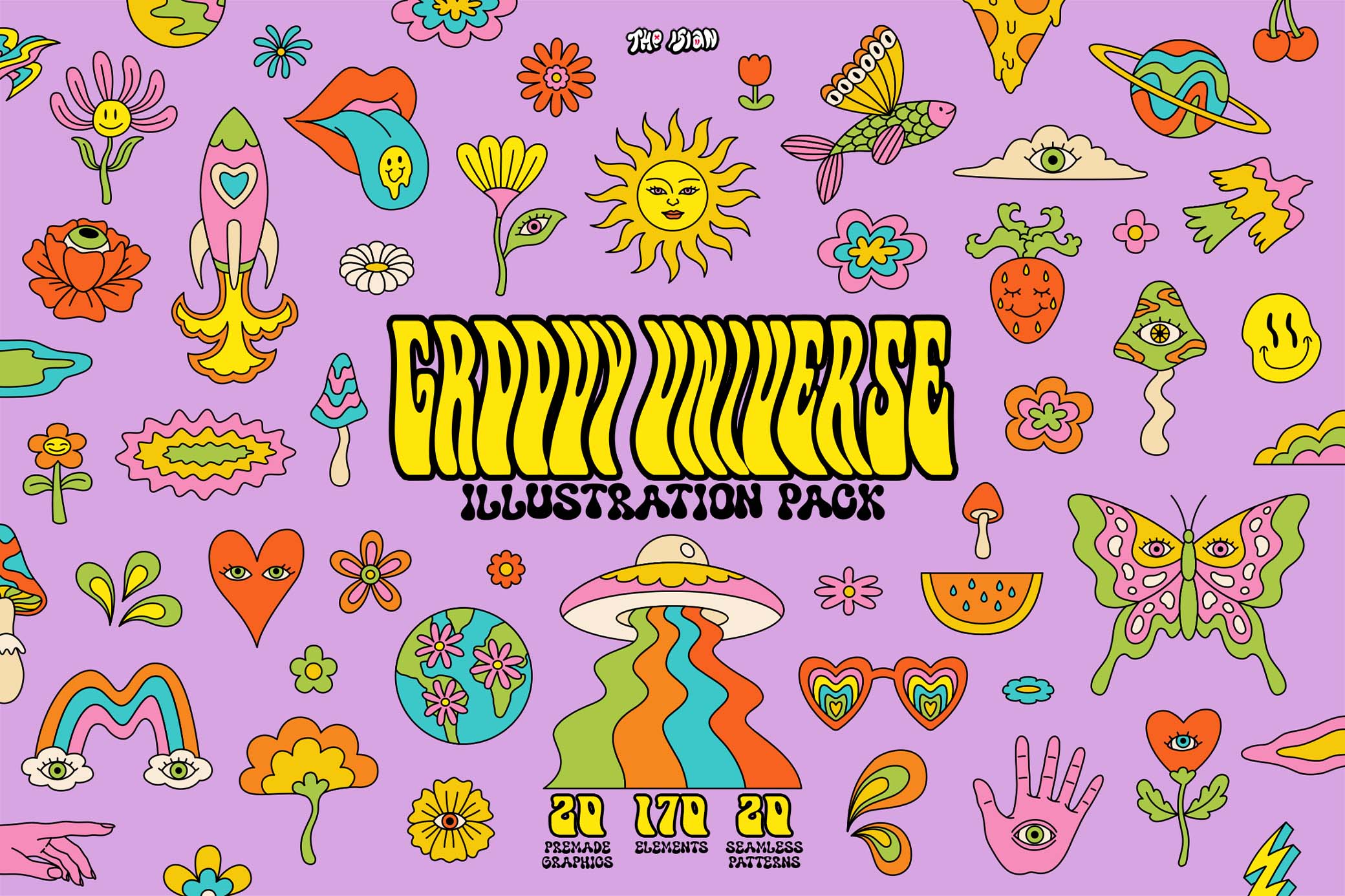 Groovy Universe Illustrations