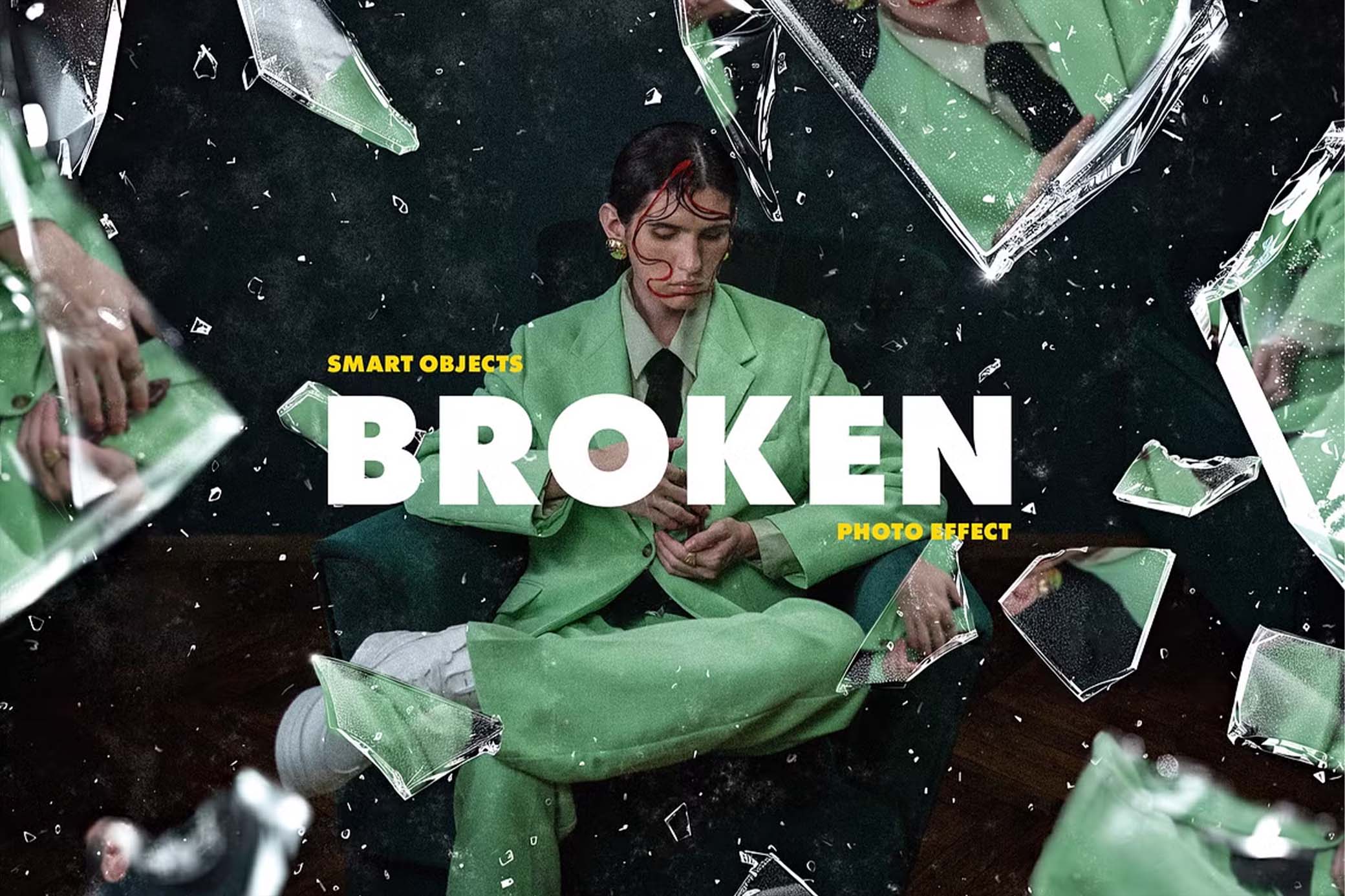 Shattered Glass Photo Effect Vol.2