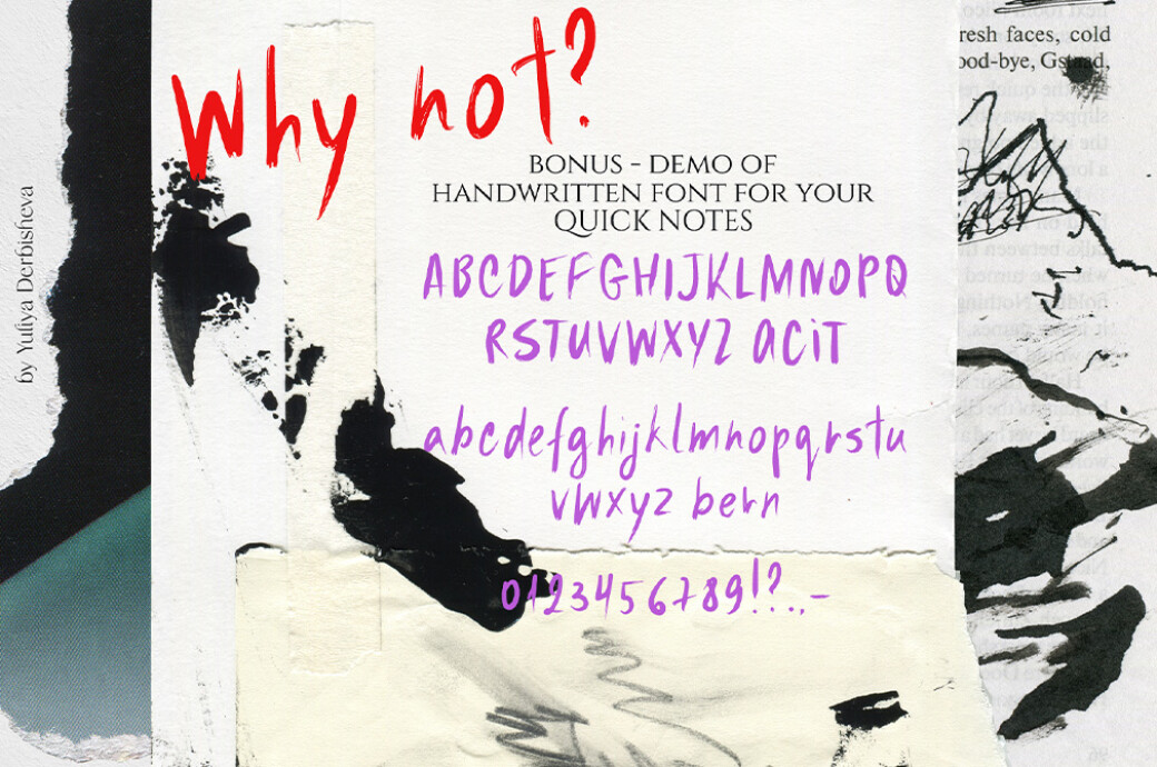 Art Paper Collage Elements