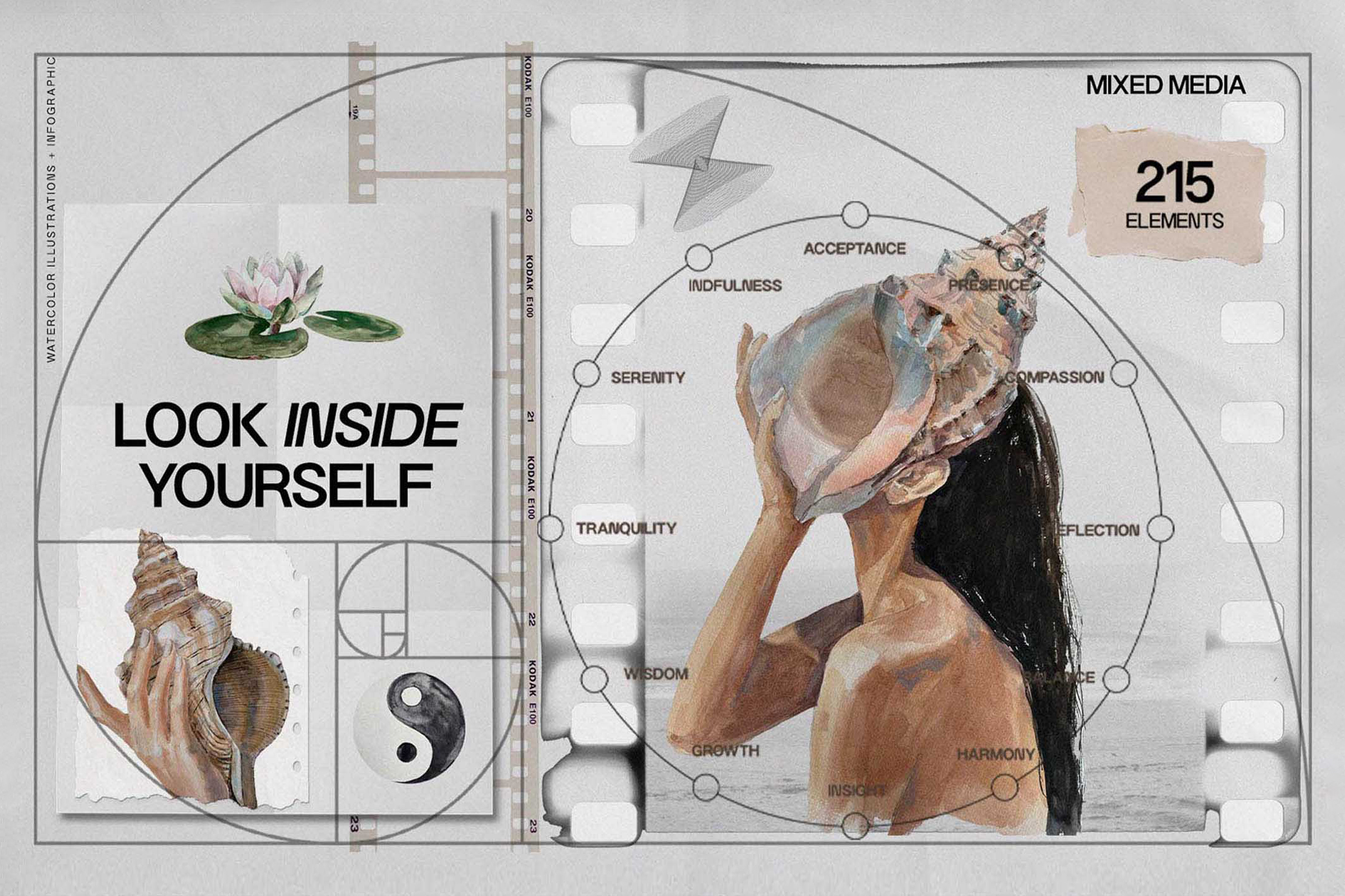Look Inside Yourself | Mixed Media Set