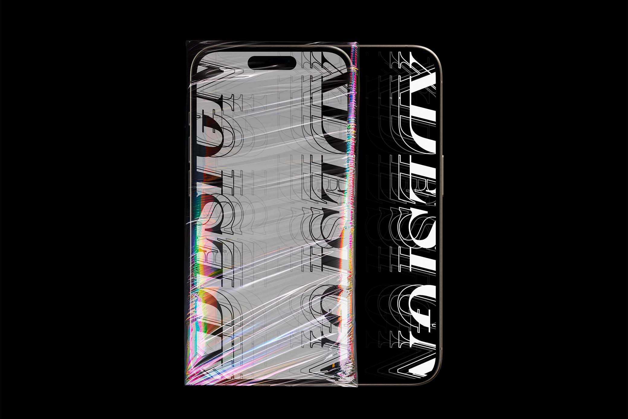 Holographic Brand Identity Mockup Vol.5