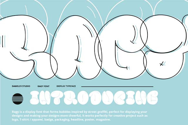 Ragy Bubble Font