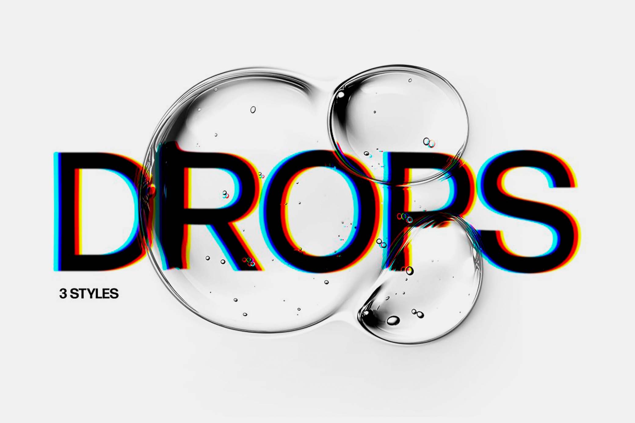 Water Drops Text Effect