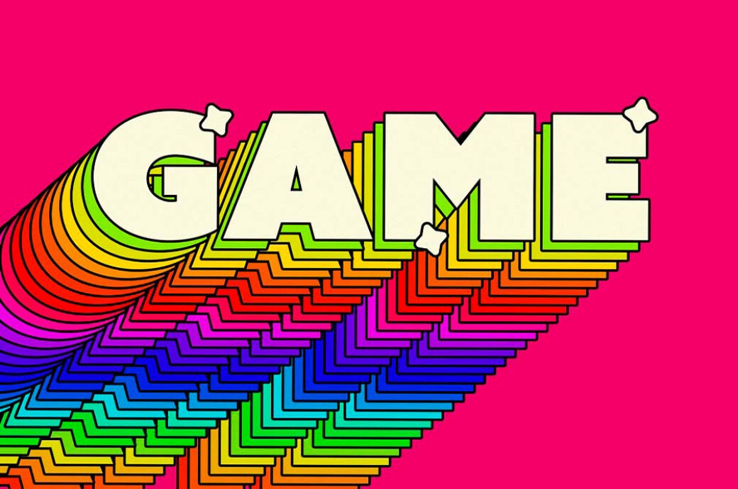 Retro Disco Text Effects