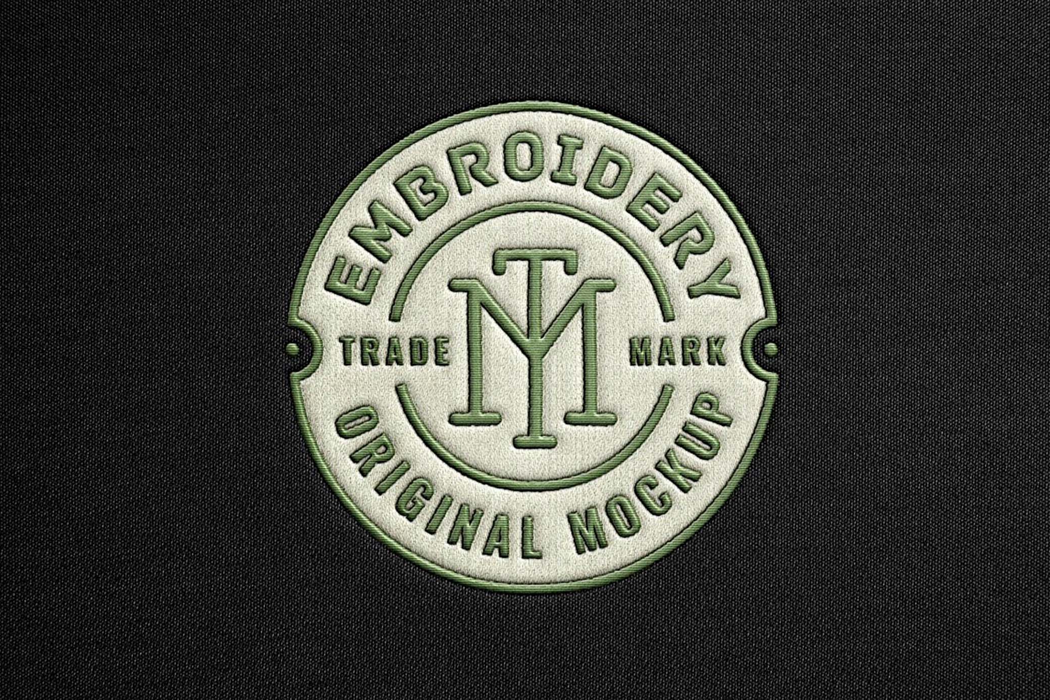 Embroidered Apparel Logo Mockup