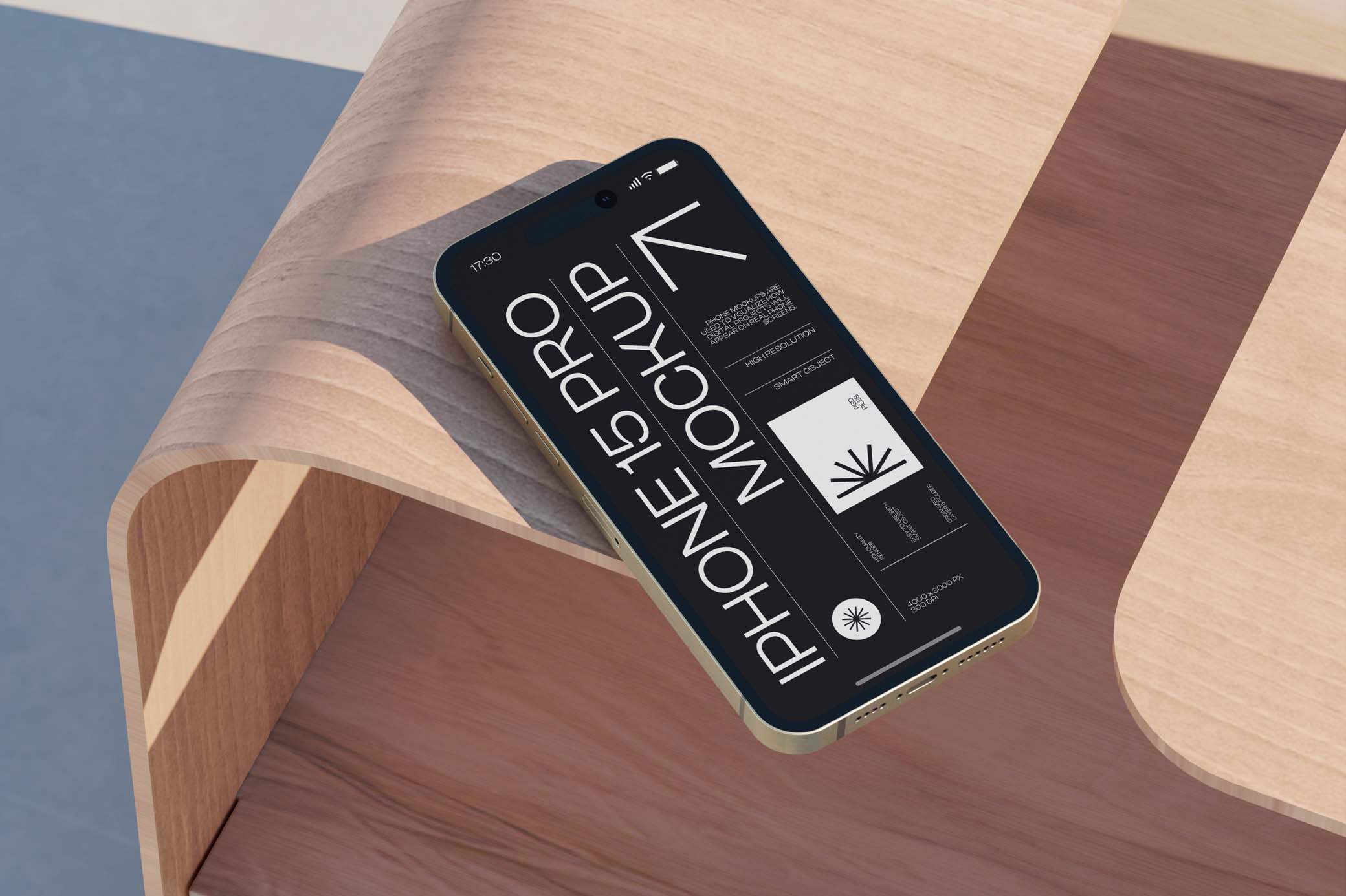 iPhone 15 Pro Screen Mockup