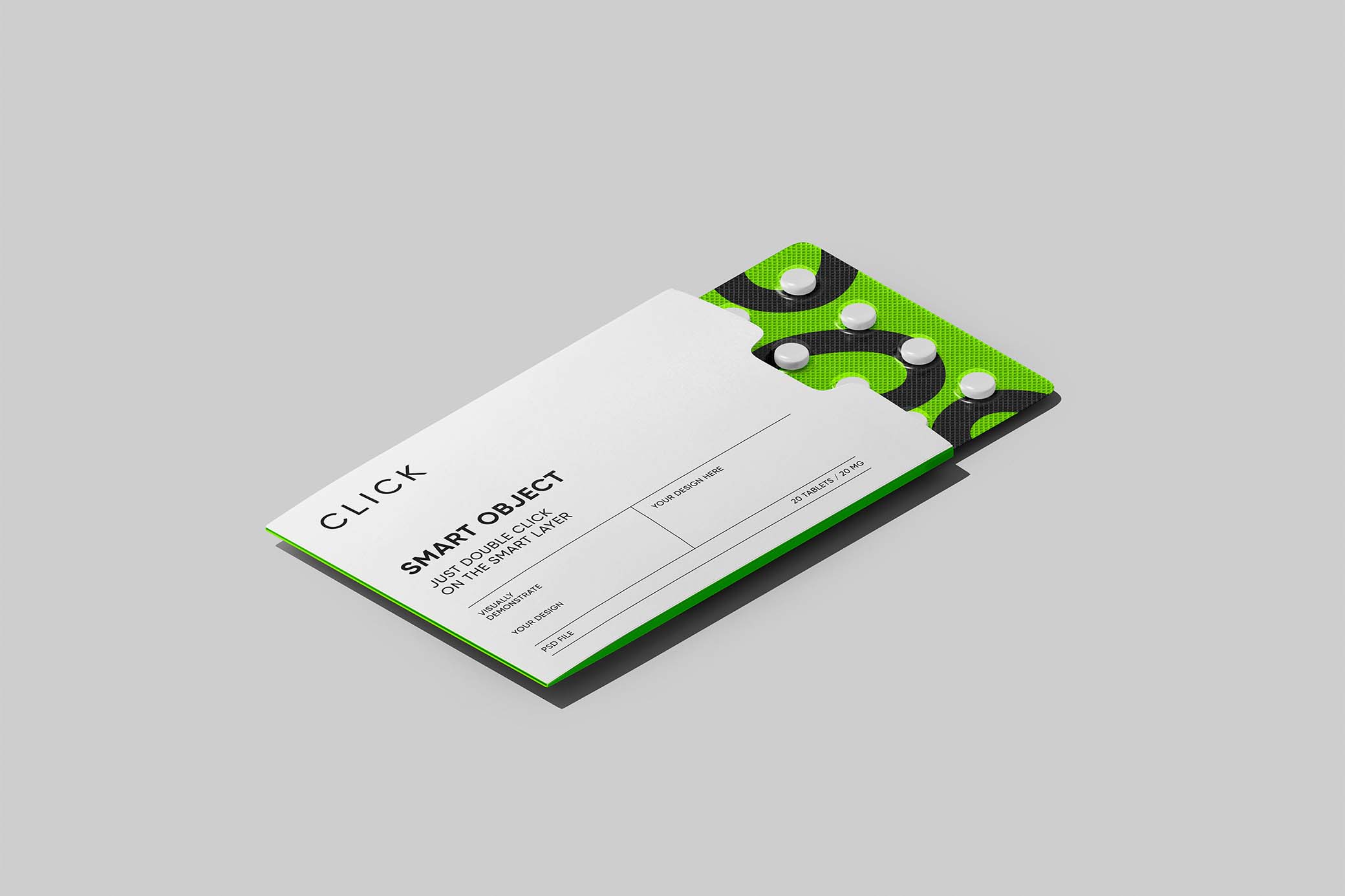 Pills Box Packaging Mockup Vol.2