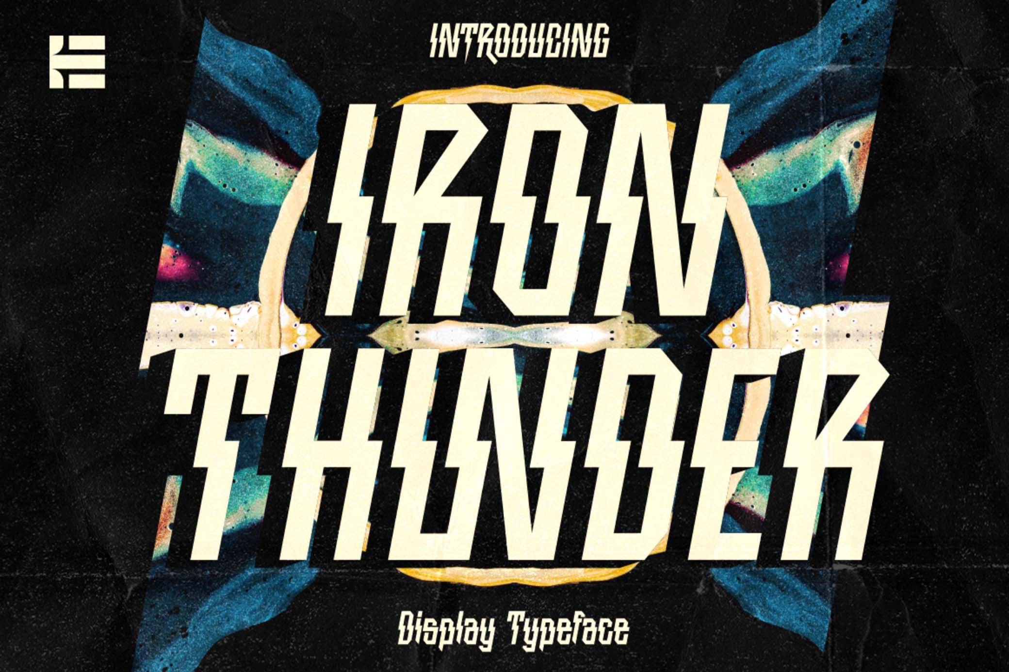 Iron Thunder Display Font