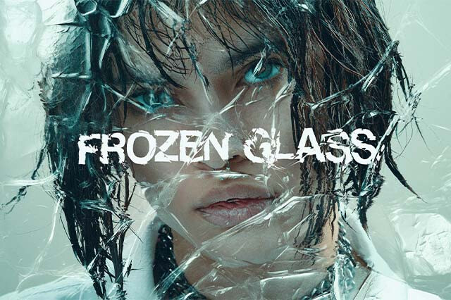 Frozen Glass Photo Effect