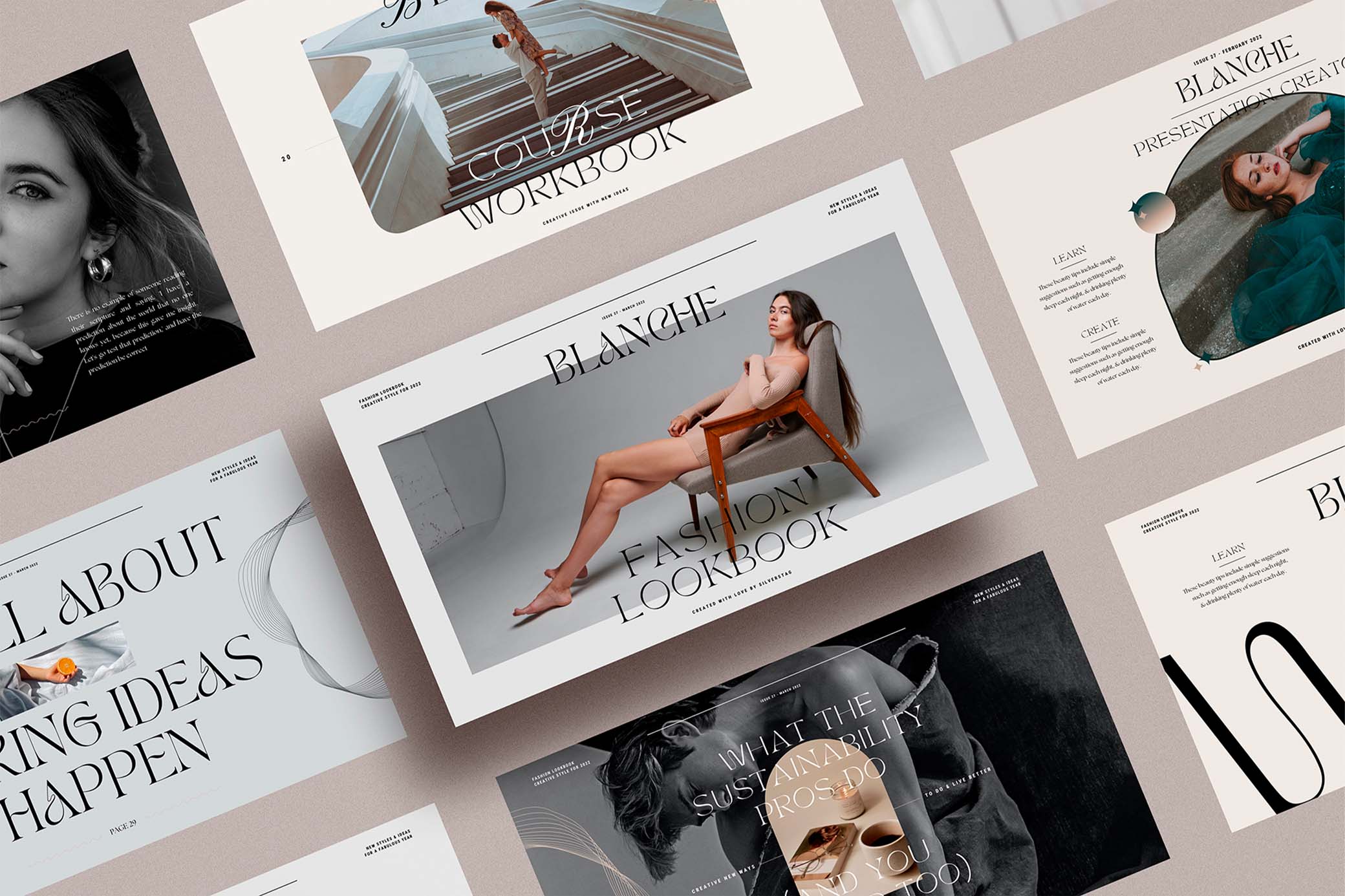 Blanche Canva Presentation Creator