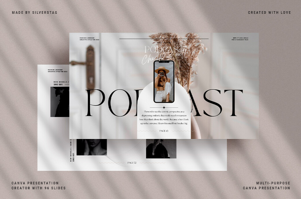 Blanche Canva Presentation Creator