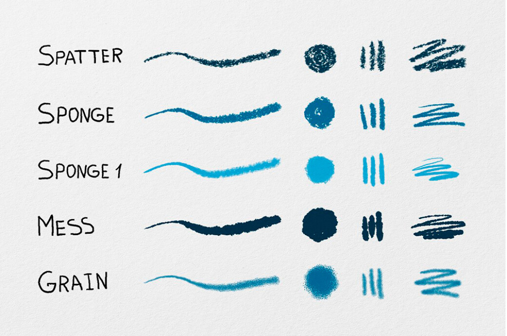 Essential Hand-Drawn Photoshop Brushes