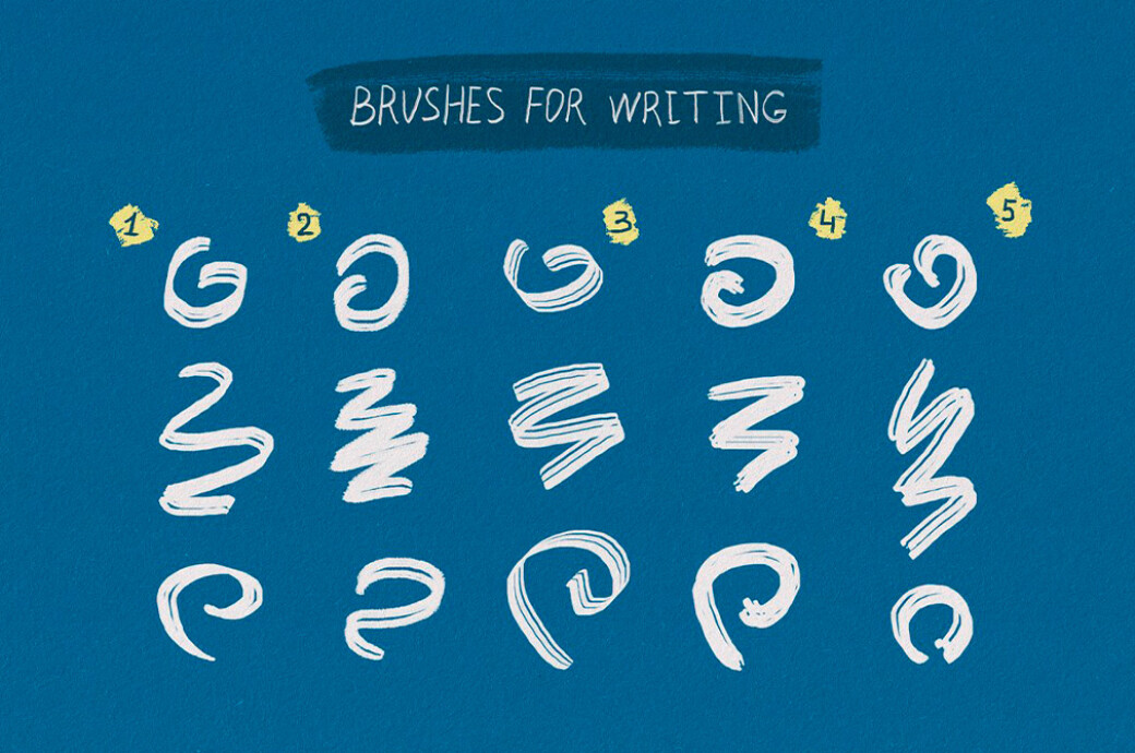 Essential Hand-Drawn Photoshop Brushes