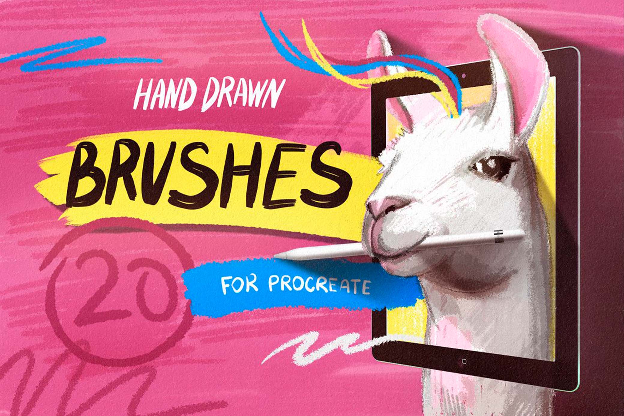 Hand-Drawn Procreate Brushes