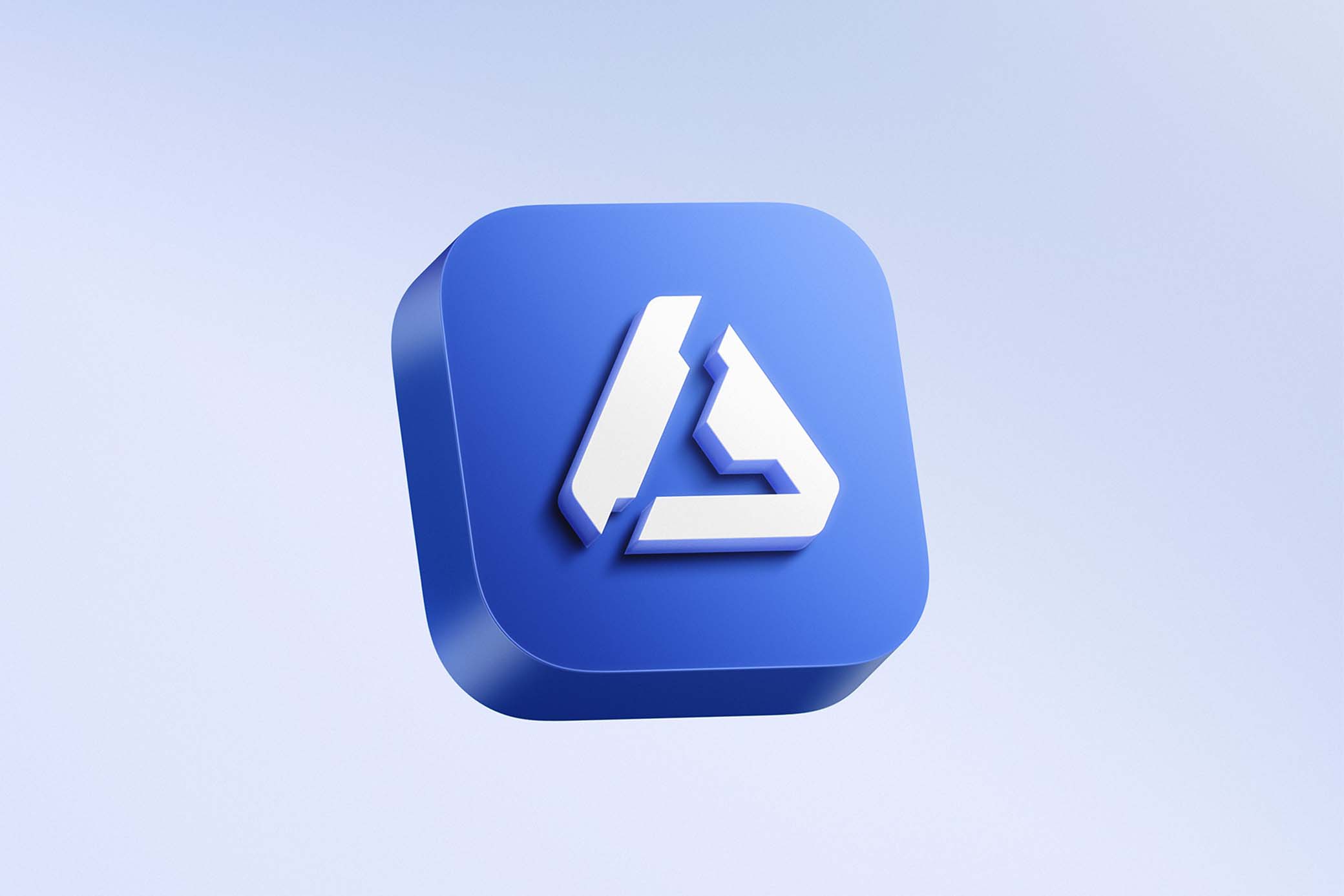 Isometric Brand Logo Mockup