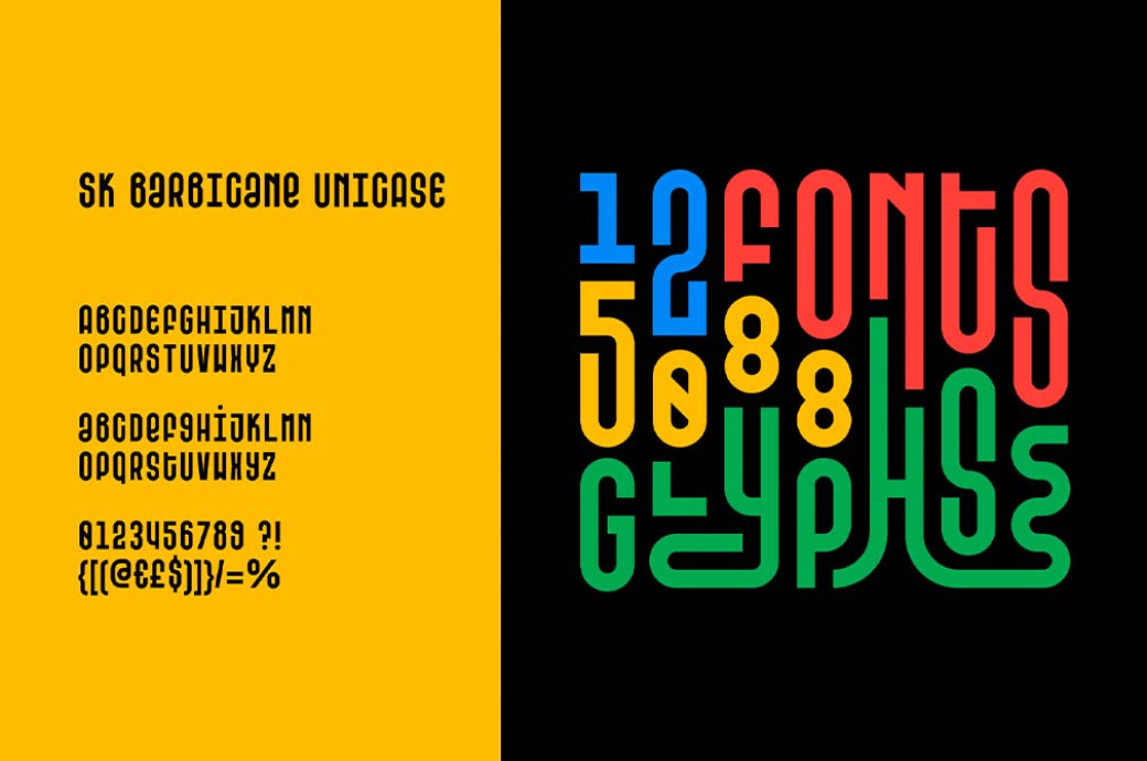 SK Barbicane Solo Font