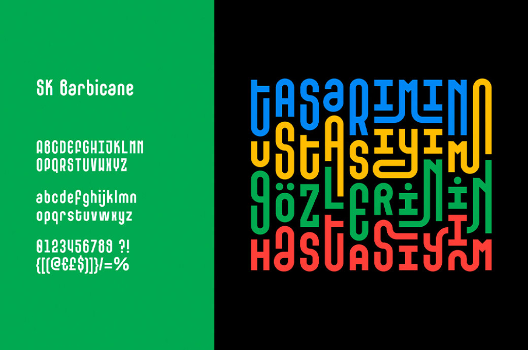 SK Barbicane Solo Font