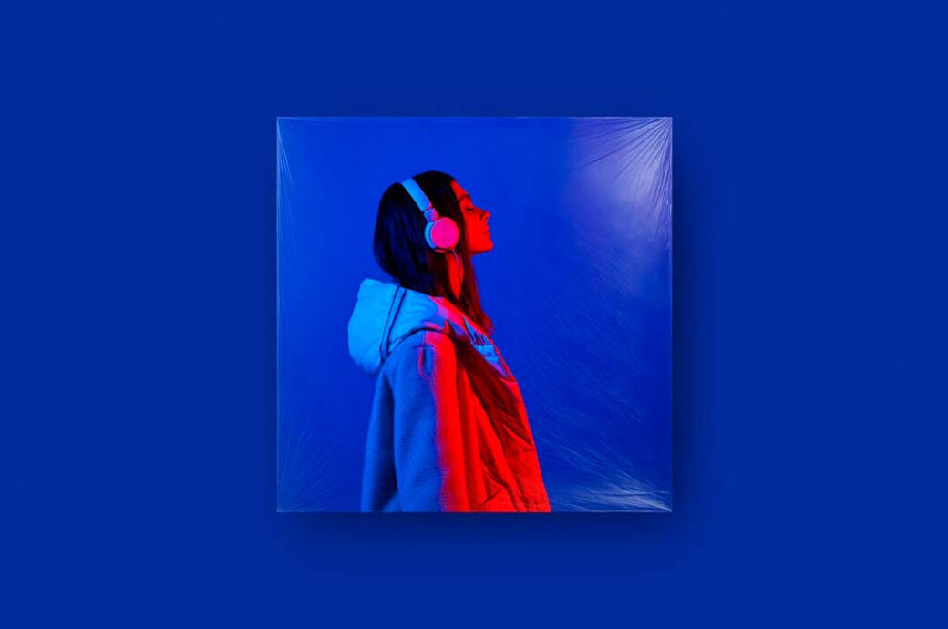 Transparent Plastic Sleeves Mockup