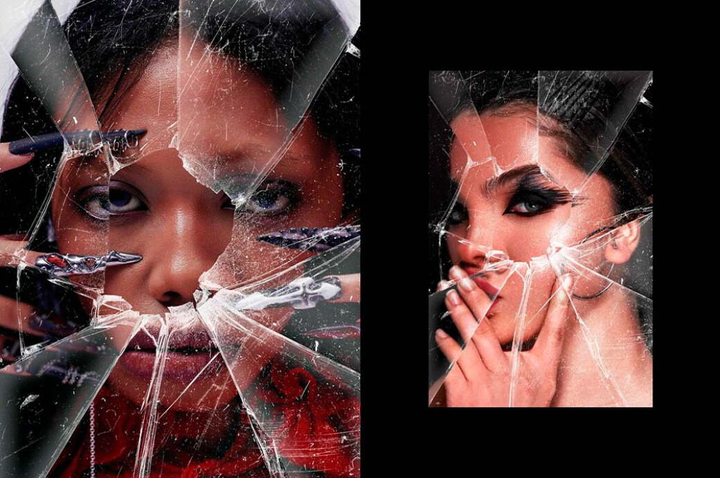 Broken Glass Photo Effect Vol.1