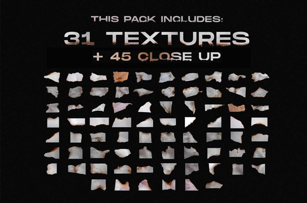 Torn & Burned Paper Textures