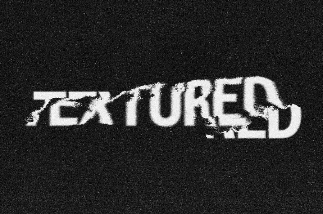 Textured Displace Text Effect