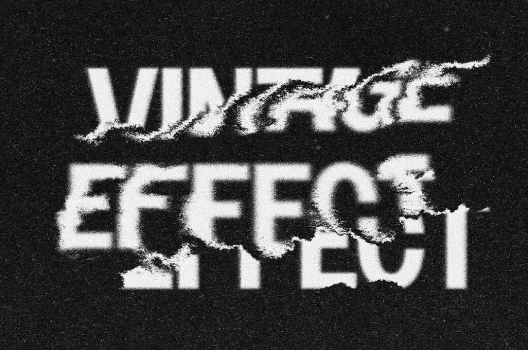 Textured Displace Text Effect