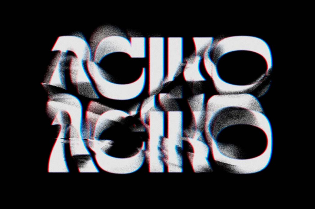 Distorted Glitch Text Effect