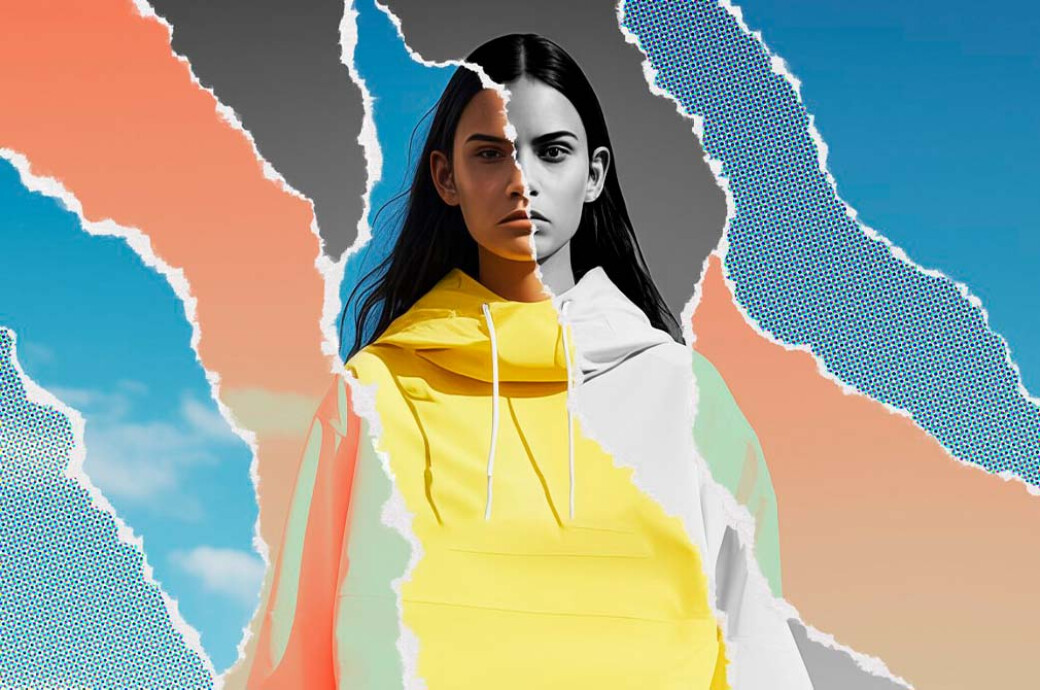 Pop Art Torn Paper Effect