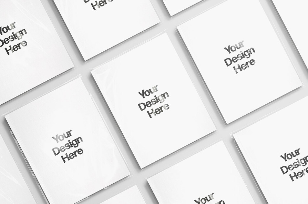 US Letter Size Magazine Mockup