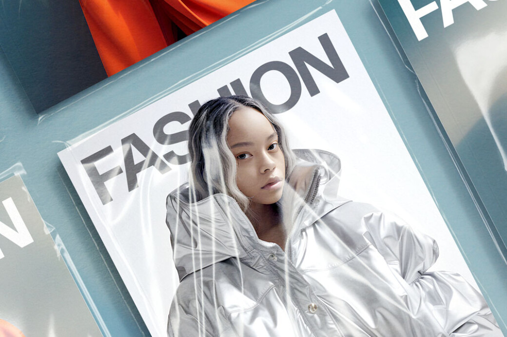 US Letter Size Magazine Mockup